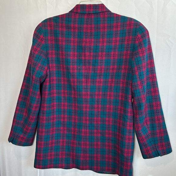 Pendleton wool Jacket Size Medium by Measurement gently worn, red and green - Picture 2 of 9